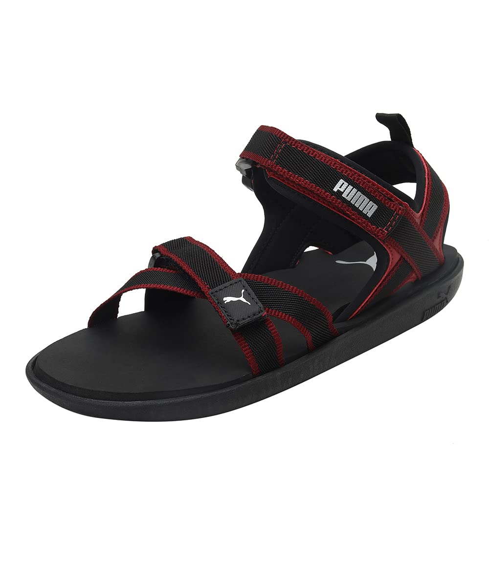 Puma Mens Pebble MU Black-Silver-Red Dahlia Sandal-9 Kids UK (37300604) (B08HJ1ZS2M) Amazon Price History, Amazon Price Tracker