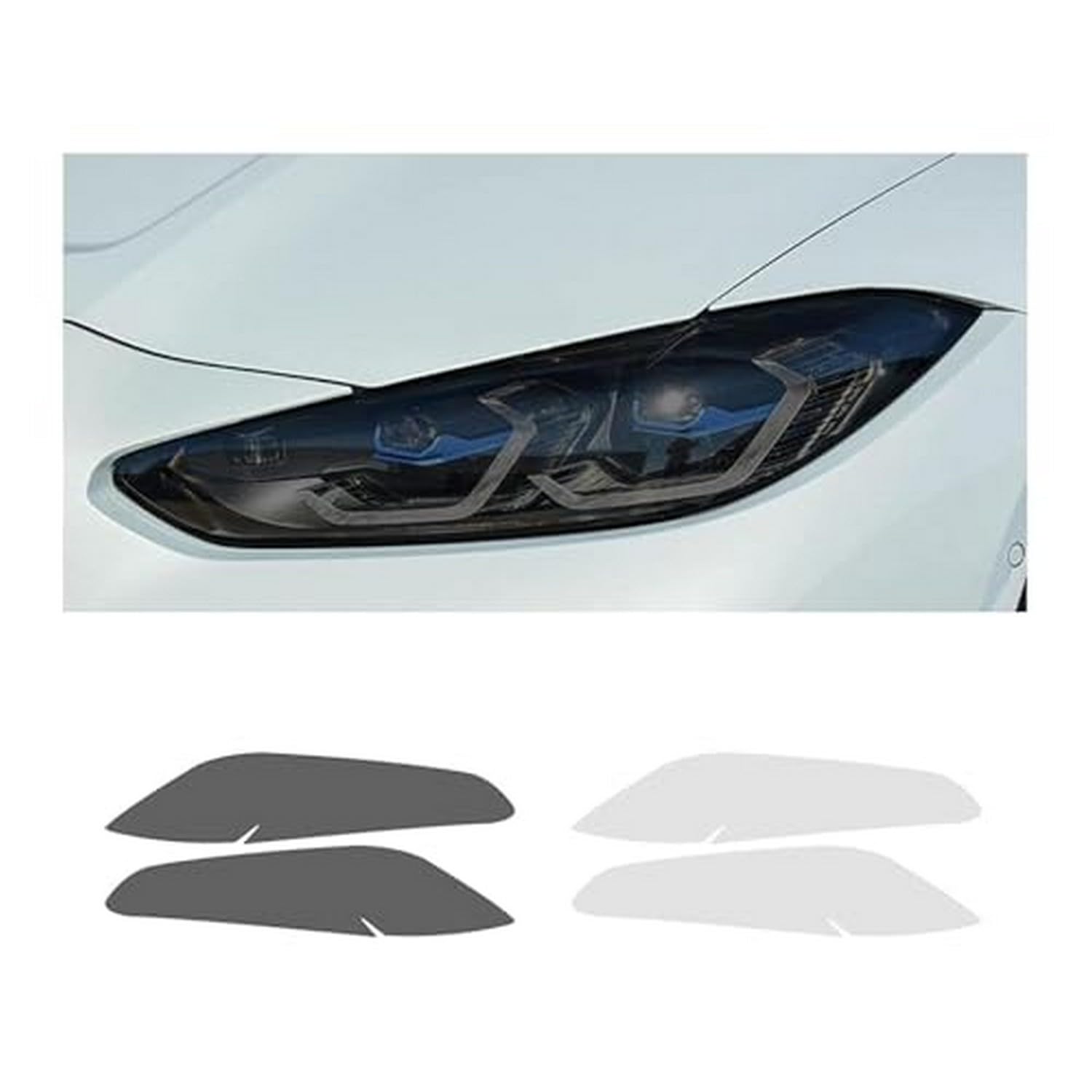 Film phare TPU BMW M3 transparent anti-rayure et auto-cicatrisant