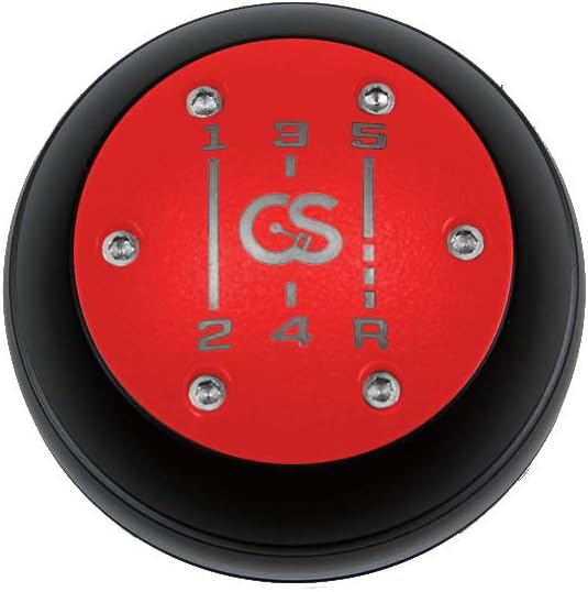 CravenSpeed Shift Knob for Fiat 500 Abarth 2007-2020 (Red (5-Speed))