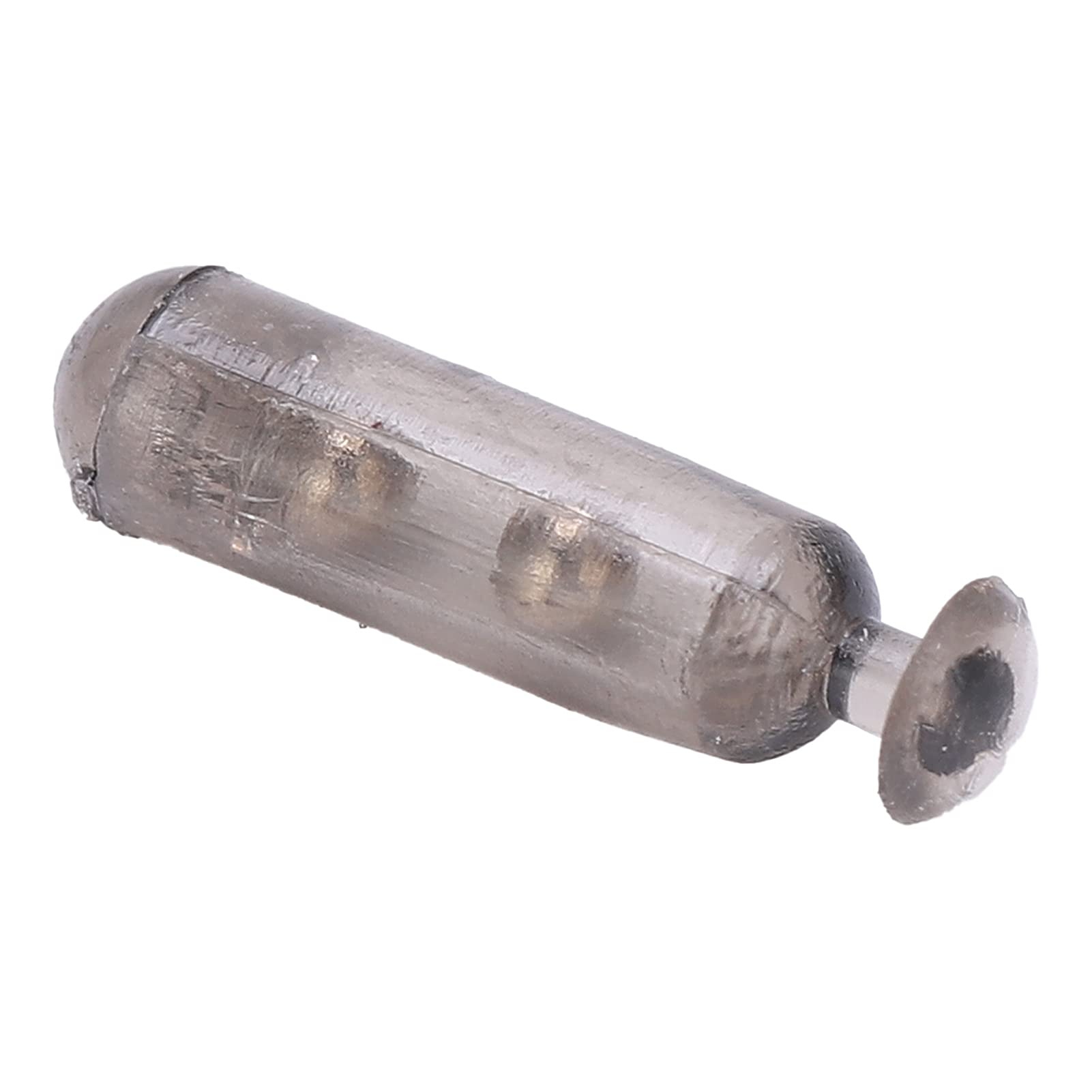 Alomejor Sonajero de pesca duradero de 15 mm, 50 unidades, señuelo de pesca, tubo de inserción, sonajeros para pesca