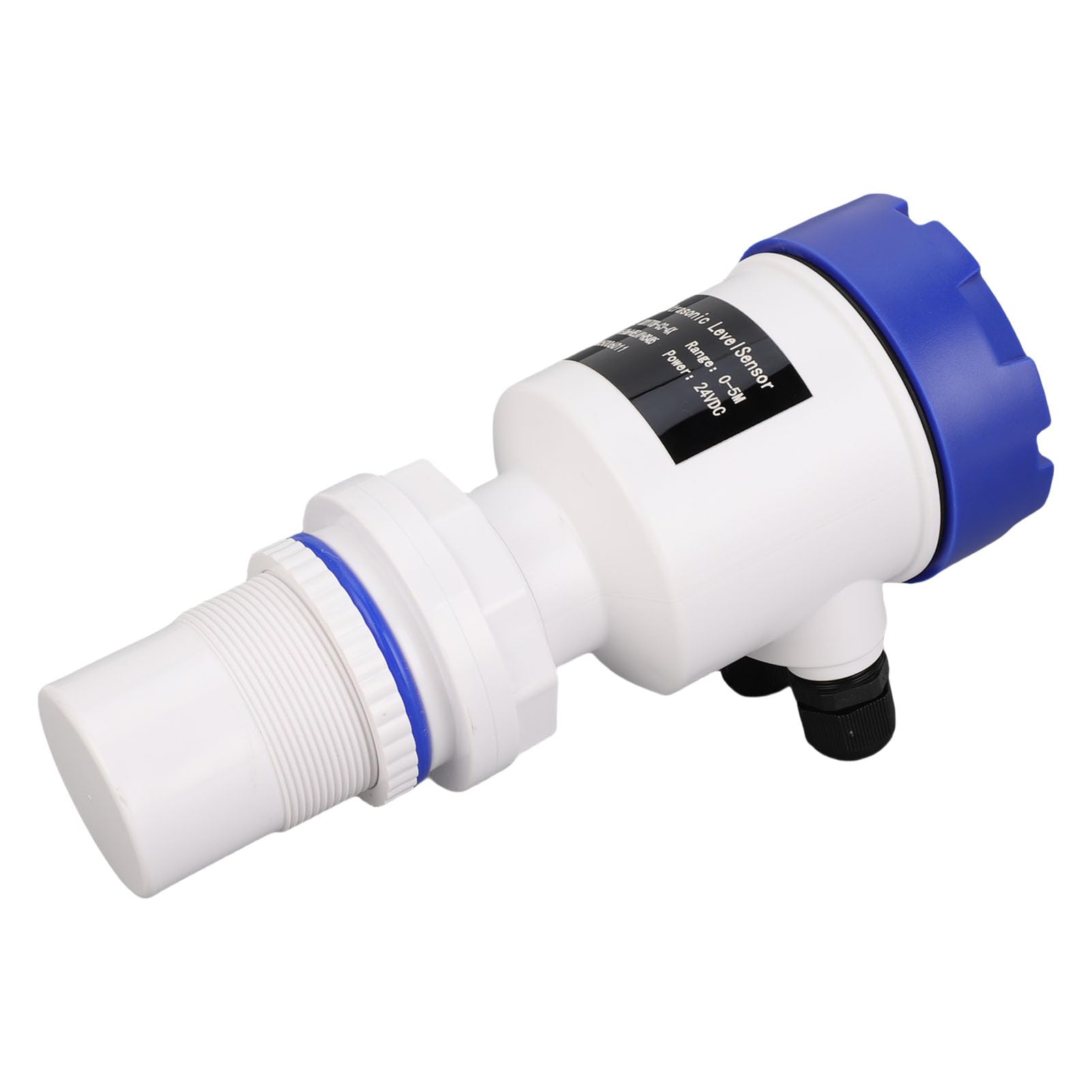 Eujgoov Misuratore di profondità dell'Acqua Digitale con Sensore di Livello Ad Ultrasuoni con Uscita 4-20 MA Comunicazione 485 Display LED IP67 per la Misurazione del Livello dei Liquidi