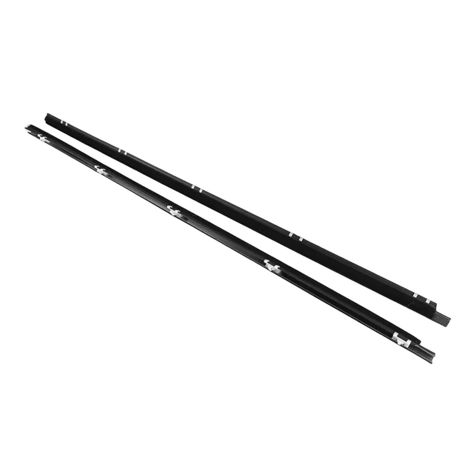 Ldgsuph One Color 2Pcs/Set Black Car Door Window Glass Weatherstrip Fit For Civic 1991-1995