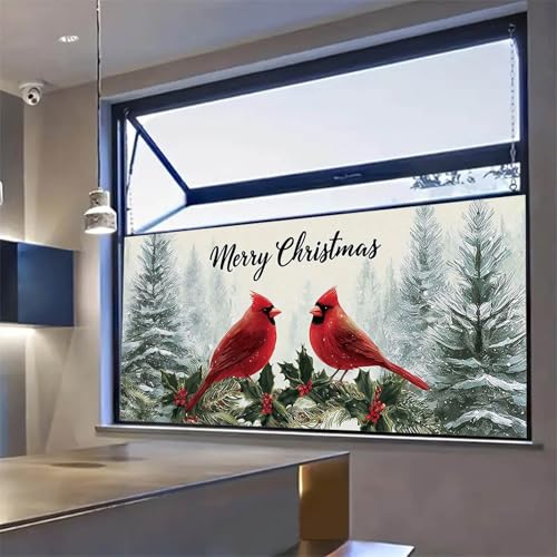 Película Decorativa de PVC con Diseño Cardinal Navideño miniatura 7
