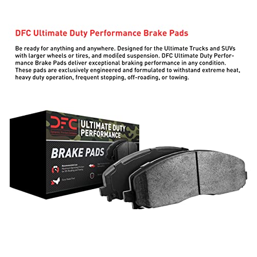 Image of DFC Front and Rear Brake Kit Fits 2010-2015 Chevrolet Camaro | GEOSPEC Brake Rotors| Ultimate Duty Performance Brake Pads and Rotors Kit| 14.0 inch Front & 14.4 inch Rear