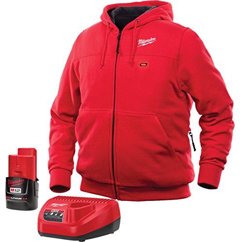Milwaukee Heated Hoodie Kit M12 12V Lithium-Ion (Medium, Red) #TOP16