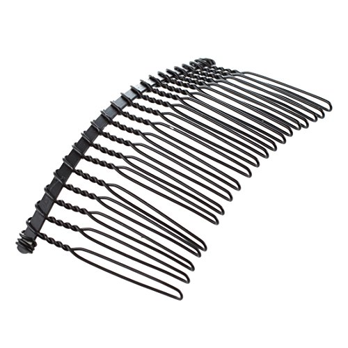 TOOGOO(R) 10pcs Hair Comb Pin Black Accessories Iron Women Lady Vintage Fashion New