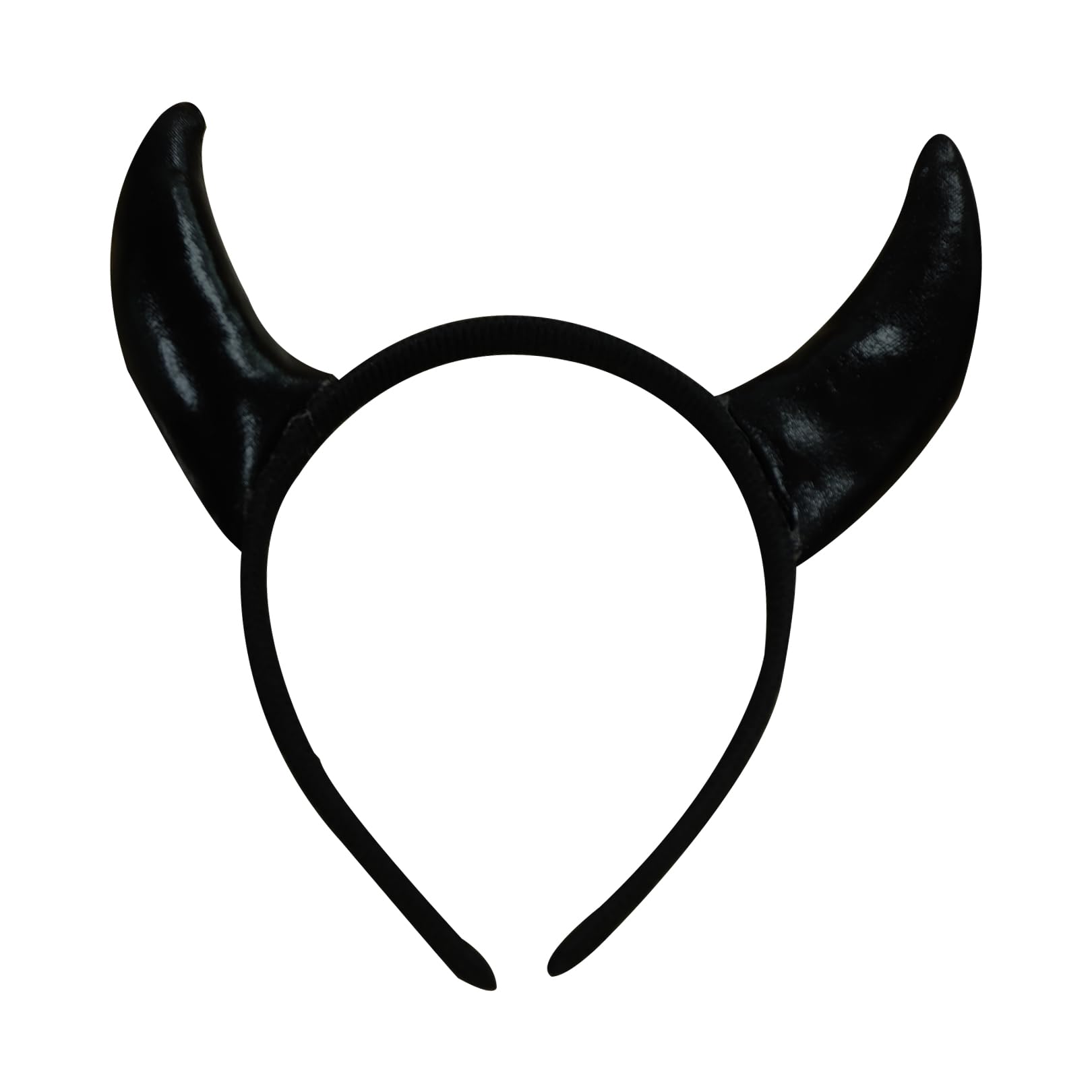 Devil Horns Halloween Headband,Devil Costume Women Black Halloween Accessories Devil Demon Horns Headbands for Children Halloween Head Band Sequin Decor for Nights Fancy Dress Christmas Party