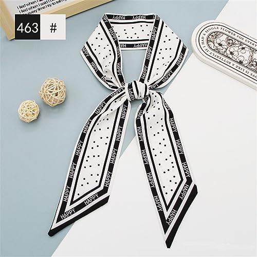 QTMY 4 Pack Purse Scarf for Bags Silk Head Scarf for Hair Handbag Women Scarfs Band Hair Neck Scarves Fashion Gifts,1213