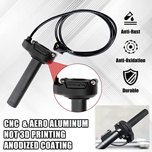 Image of OEM Electronic Throttle Grips Handlebar for Sur Ron LBX /S Segway X160 X260, High-Precision Original SurronThrottle Grip with Cable, Motorbike Accelerator for Surron Throttle Replacement