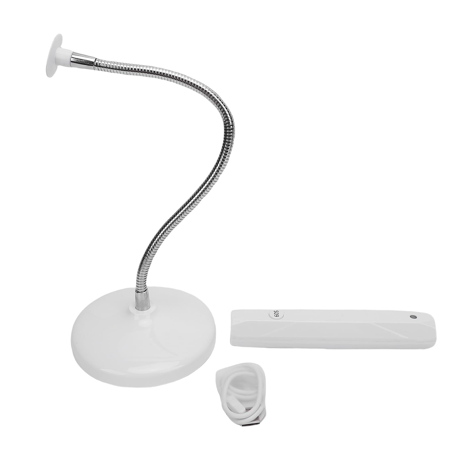 Luce a LED Unghie, Lampada per Unghie a Collo di Cocastre USB, Compatibile Flessibile a 360 Gradi Portatile con Caricabatterie USB, Laptop, Computer per Saloni per Unghie o a