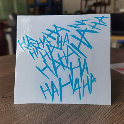 Image of Claw Marks Hahaha Car Stickers Decals Motorcycle Helmet Decal Vinyl and Waterproof (Light Blue)