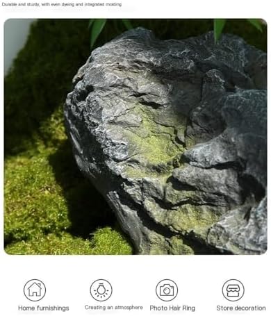 Realistic Outdoor Fake Rock Cover for Well Pump & Septic Tank - Lightweight, Durable, Weatherproof Landscape Decoration - Perfect for Garden & Yard Privacy