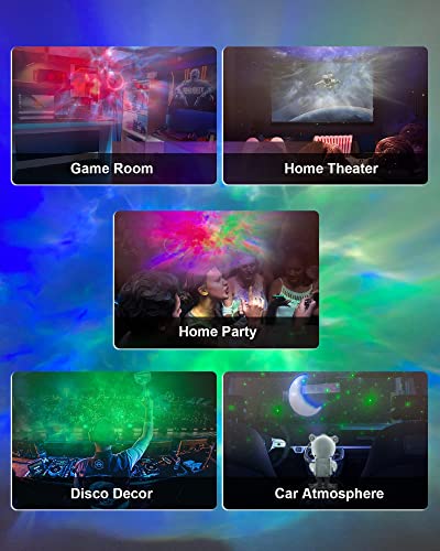 Vieykea Astronaut Galaxy Projector Night Light With Music Player, Remote Control & Timer, Bluetooth Connection, Nebula Starry Sky Moon Projector, Perfect For Kids Bedroom Gaming Party Gifts #TOP4