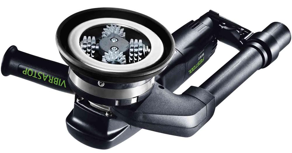 Festool RG 80 E-Plus Fraiseuse de Rénovation 1 100 W - 768016 | Fraiseuse universelle pour matériaux tendres - régulation électronique - manche Vibrastop - Systainer inclus