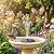 Mademax Solar Bird Bath Fountain Pump, Upgrade 1.4W Solar Fountain with 6 Nozzle, Free Standing Floating Solar Powered Water Fountain Pump for Bird Bath, Garden, Pond, Pool, Outdoor