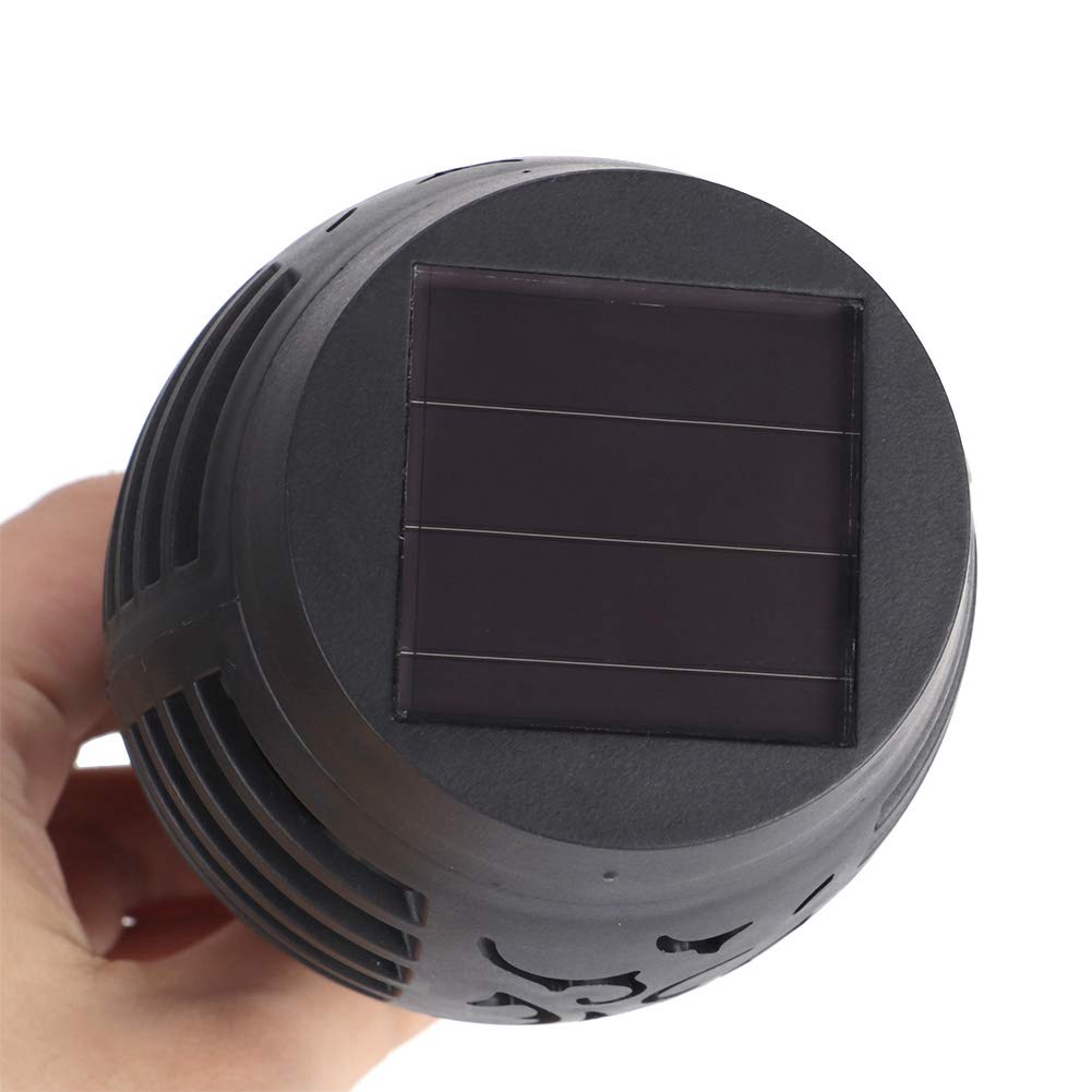 Solarlampen für Außen Garten, Solarleuchten mit Realistischer Flammeneffekt, Solar Fackeln Gartenbeleuchtung, IP65 Wasserdichte Gartenfackeln für Außen, Hinterhöfe, Rasendeko (4 Stück)