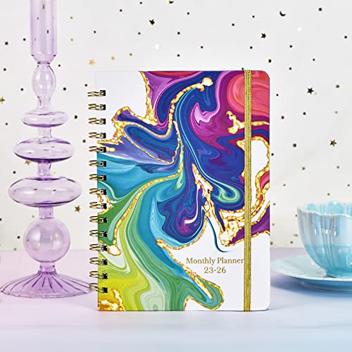 2023-2026 Monthly Planner/Calendar - 3 Year Monthly Planner 2023-2026, July 2023 - June 2026, 6.3'' X 8.4'', 36 Monthly Planner With 36 Months Tabs, Double-Side Pocket, Holidays, Notes Pages #TOP6