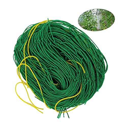 Abaodam 3Pcs Green Vines Net for Garden Climbing Plants Trellis Netting for Support of Fruits Vegetables Petunias and More Durable and Washable Gardening