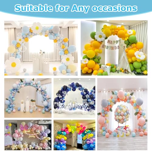 Balloon Arch Kit with Balloon Pump Electric, Improved Balloon Arch Stand with Base for Floor Gender Reveal Wedding Birthday Graduations Party Decorations – Image 8