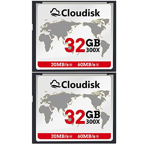Cloudisk Pack von 2 Compact Flash Card (32GB)