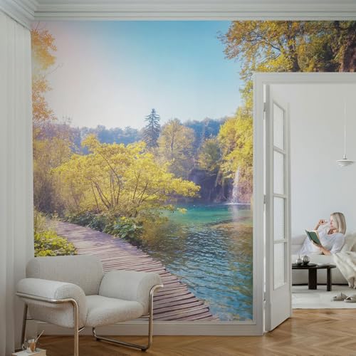 Murales autoadhesivos lavables de 152x104 cm con estampados decorativos prácticos 4