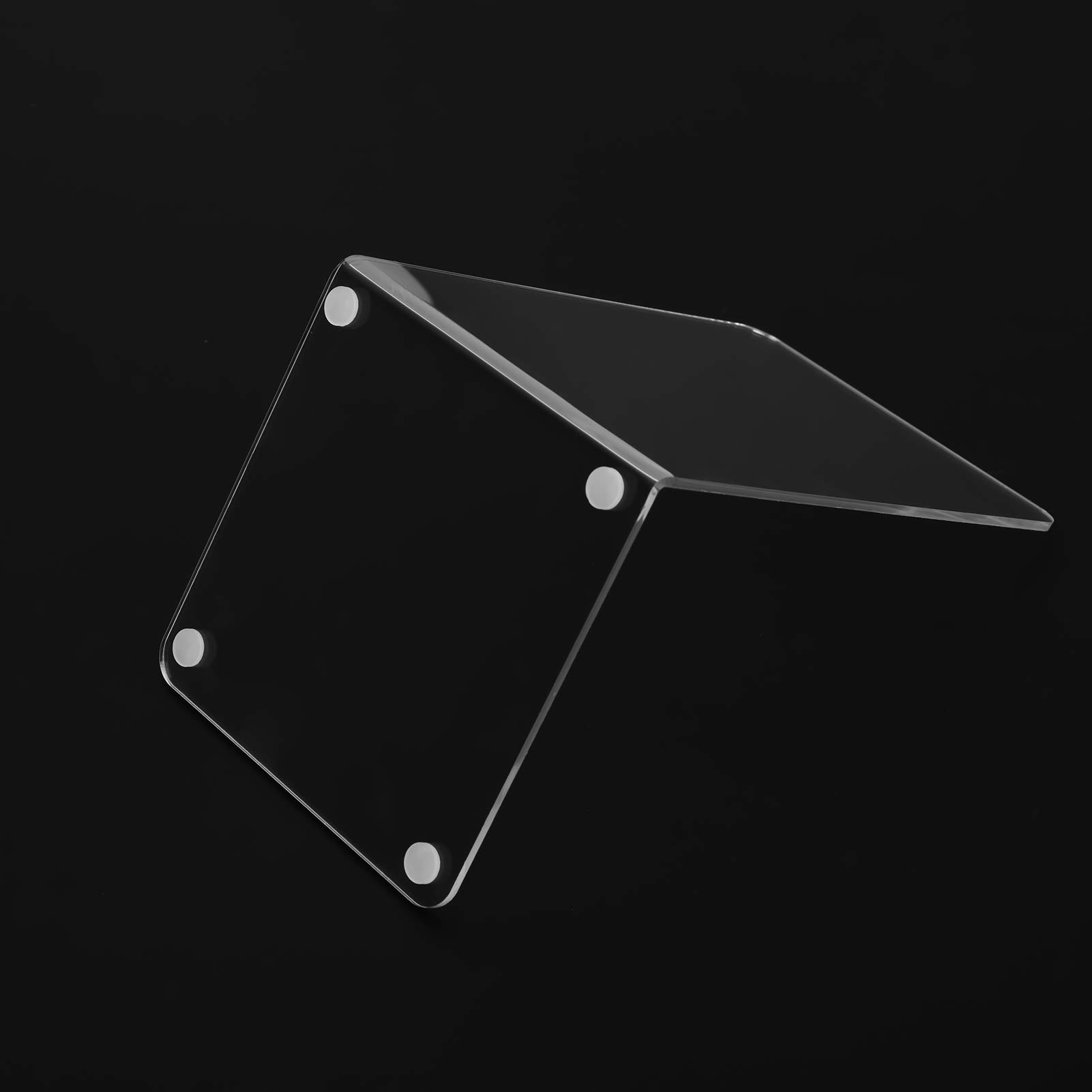 4 Paia Di Fermalibri In Acrilico Trasparente - Antiscivolo Per Libreria, Ufficio, Scuola - Foto 6