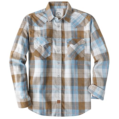 Dubinik 6 oz Flannel Pearl Snap Shirt