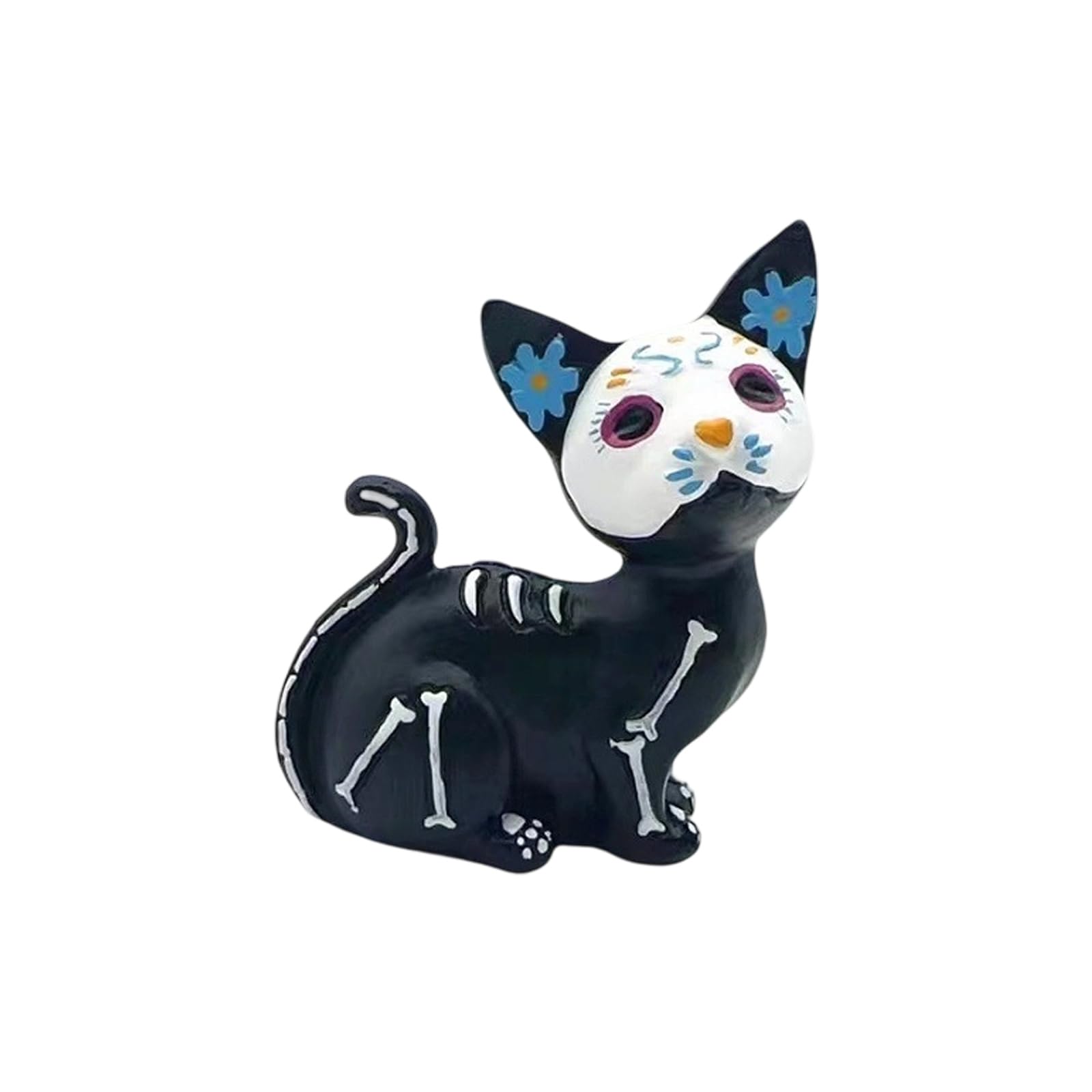 Hsioluted Handcrafted Halloween Resin Animal Sculptures Indoor/Outdoor Shelf Centerpiece Detailed Handcraft Resin Animal Figurine Halloweens Decoration for Indoor Themed Parties Year Round Use