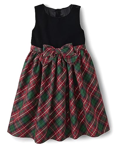 Gymboree,and Toddler Sleeveless Dressy Dresses,Royal Plaid,6