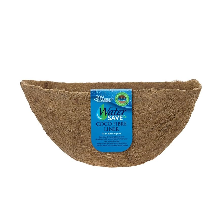 Revêtement en fibre de coco anti-dessèchement pour râtelier Tom Chambers 40cm