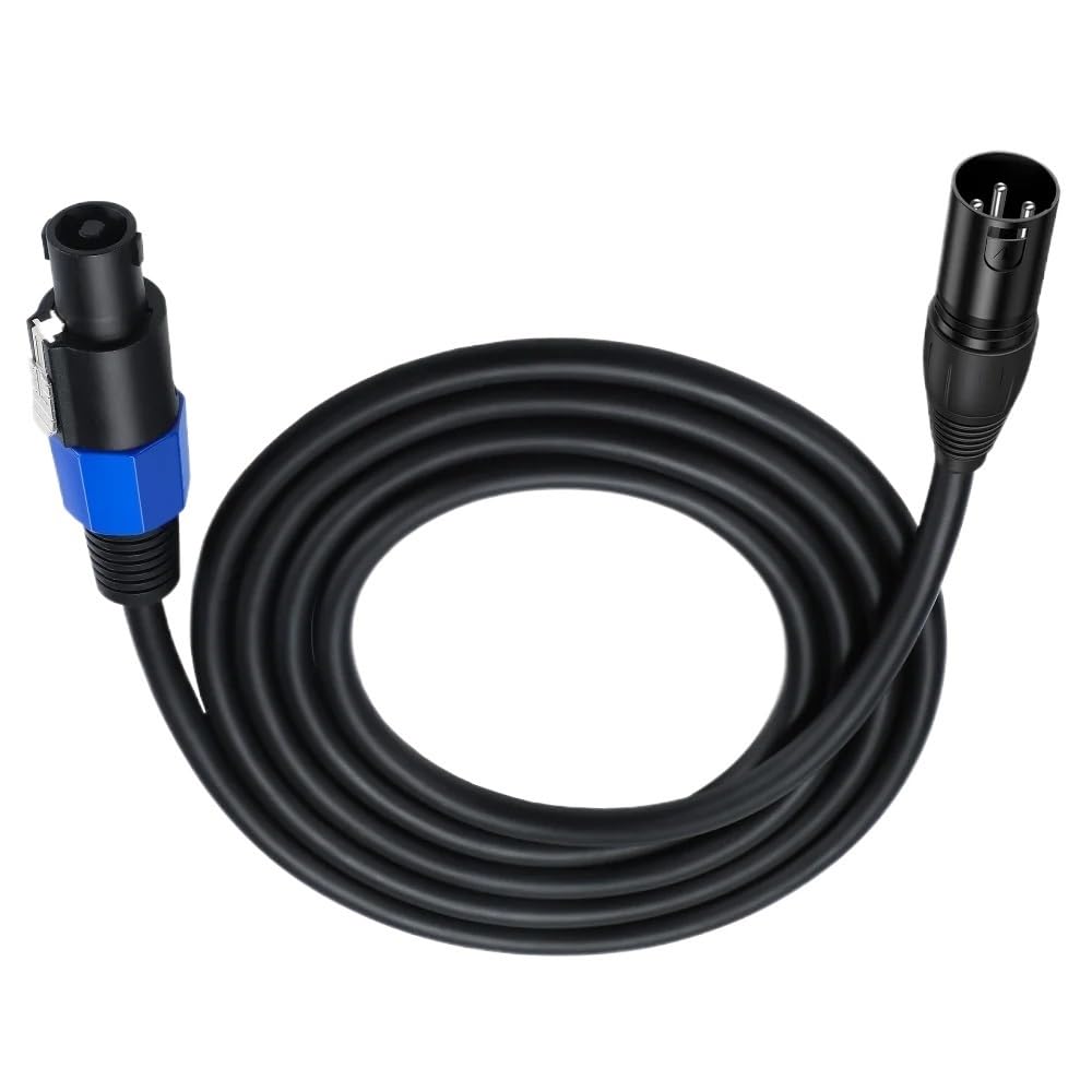 XLR-Kabel, Audio-Speak-On-Stecker auf 3-polige XLR-Stecker/Buchse, Verlängerung, DJ, PA, Gig-Stage-Mikrofon, 3-poliger Anschluss (XLR-Buchse, 5 m)
