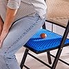 JML Soft Sitter Honeycomb Cushion - Gel Seat Cushion for Support and Flexibility, Home, Office, Gaming and Car Seat Pads - Lightweight, Durable, Breathable for All-Day Comfort and Posture, Blue #5