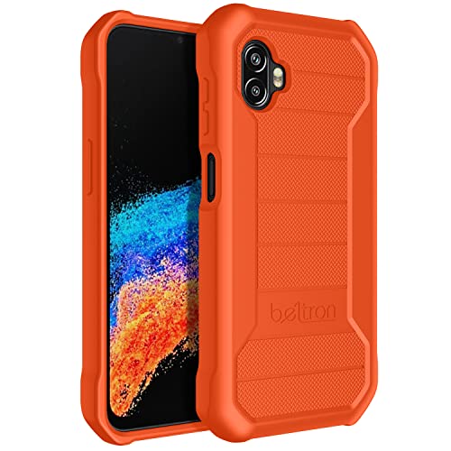 Image of BELTRON Galaxy XCover6 Pro 5G Heavy Duty Case, Industrial Strength Armor Case with Reinforced Technology for Samsung Galaxy XCover 6 Pro 2022 SM-G736 (AT&T FirstNet Verizon) - Safety Orange