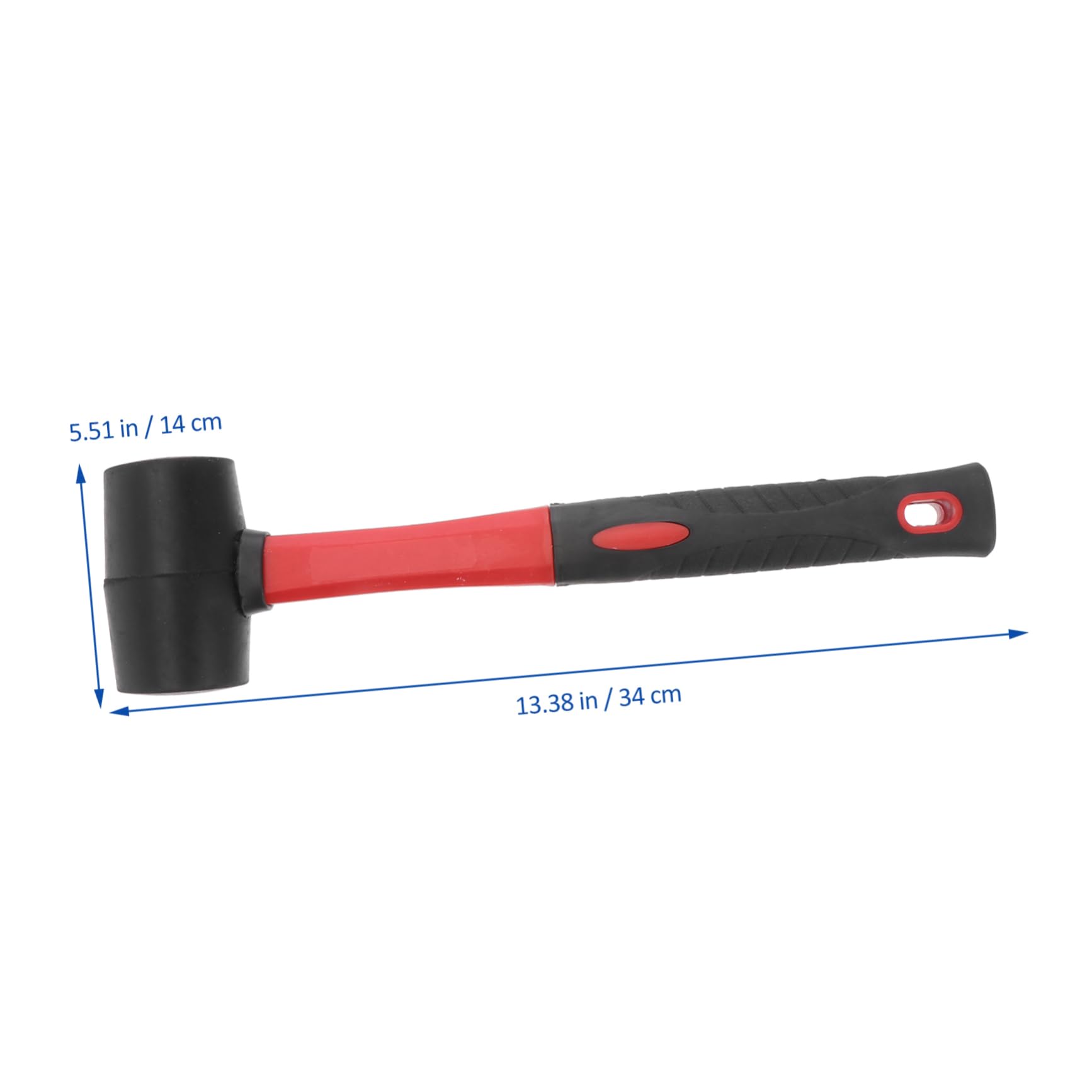 Martillo de Goma Antideslizante de 24 Oz Mango de Tpr Resistente a Impactos para Instalación de Pisos y Trabajos de Joyería