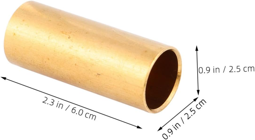 2pcs Guitar Slide Metal and Glass for Electric Acoustic Guitars