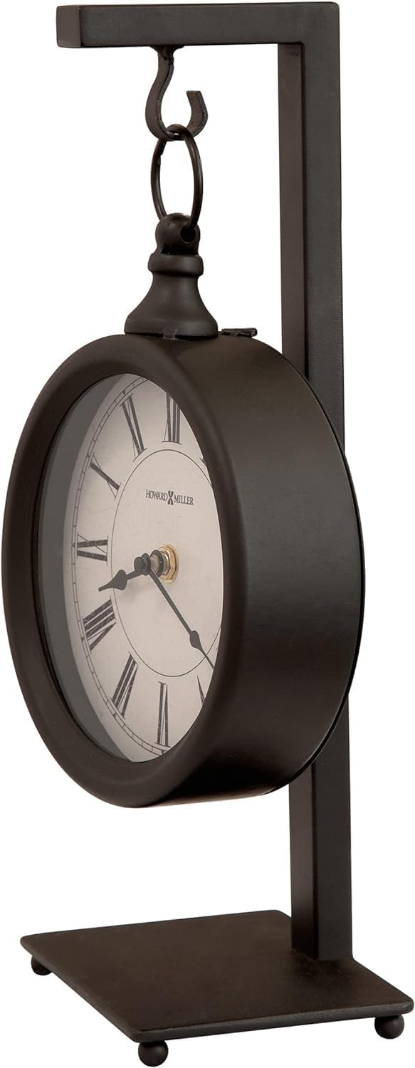 Howard Miller Kooskia Mantel Clock II 549-721 – Windsor Cherry with Quartz & Dual-Chime Movement