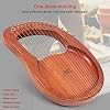 Lyre Harp, AKLOT 16 Metal Strings Mahogany Lye Harp with Tuning Wrench,Spare String Set,Pickup,Black Gig Bag