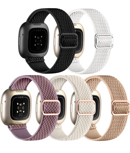 Adorve Compatible with Fitbit Versa 3 Bands/Fitbit Versa 4 Band/Fitbit Sense Bands for Men Women,