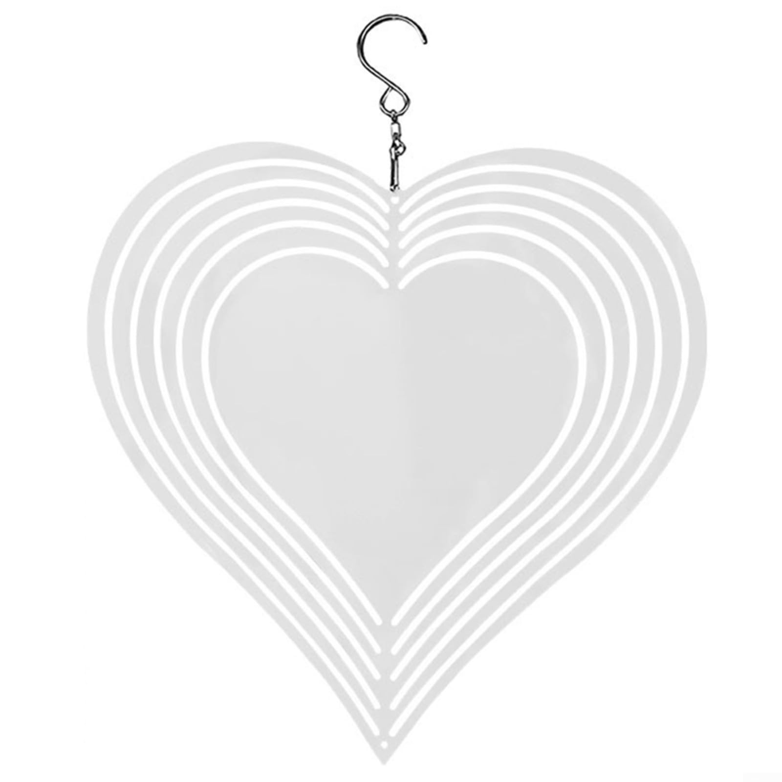 3D Rotating Wind Chime Garden Decoration Pendant Heat Transfer Blank Wind Chime