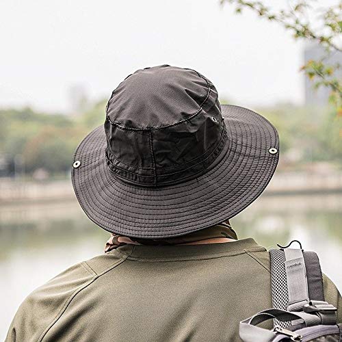 Opvouwbare Hoed Voor Outdoor TOP-EX Oversized XL XXL Heren Golf Bucket Zonnehoed Voor Groot Hoofd, Boonie, Safari, Met Brede Rand, Waterdicht, UPF50 , Voor Het Vissen, Beige, L-XL Hoed Voor Vissen En
