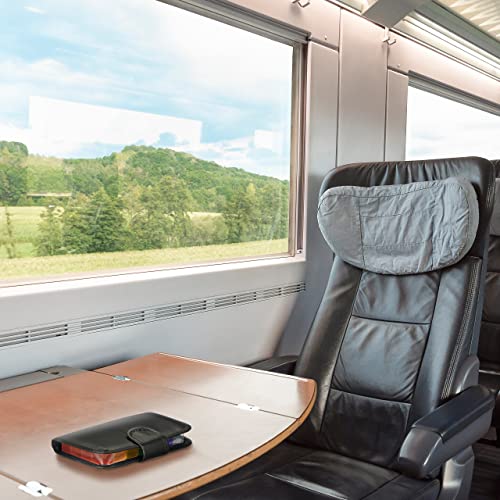 Relaxdays pillendoosje 7 dagen, 4 vakken per dag, Engelse opschriften, medicijndoosje voor onderweg, transparant/zwart - Afbeelding 6