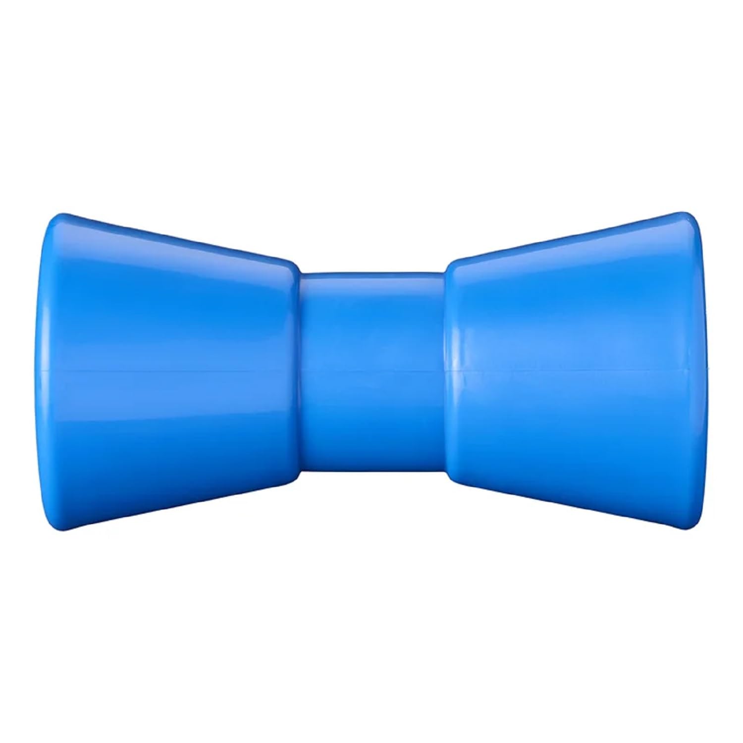 Preiswert&Gut 4 x Kielrollen – 200mm Länge, Ø 98-68mm – Rollen für Bootstrailer aus Polyethylen – Hochwertiges Bootszubehör & Boot Trailer Zubehör in Blau