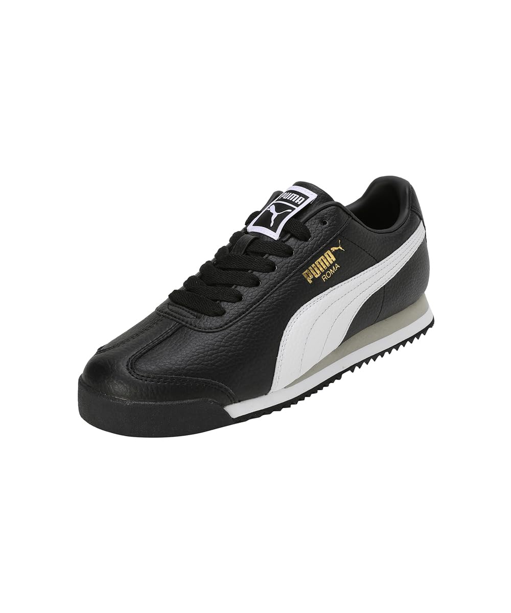 Puma Unisex-Adult Roma 24 Standard Black-White-Smokey Gray Sneaker - 8 UK (39686802) (B0CMD57DB9) Amazon Price History, Amazon Price Tracker