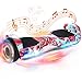 WEELMOTION Street Red Hoverboard avec haut-parleur musical, hoverboard de 16,5 cm pour tous les âges avec pneus brillants et feux avant à LED, certifié UL2272 avec une portée maximale jusqu'à 6 km