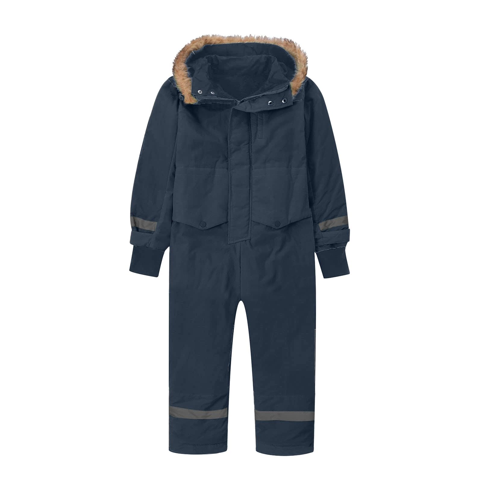 Mono Bebe Invierno Traje de nieve para bebé una Pieza Cálido Body Manga Larga Ropa Exterior con Capucha pijama suave