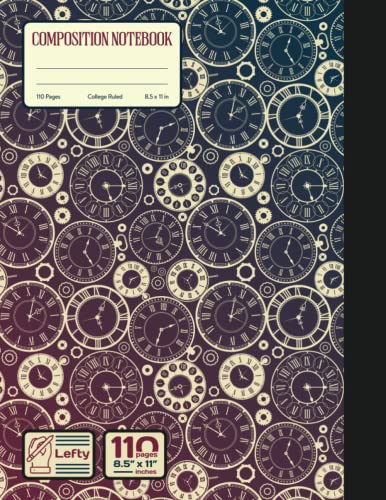 Left-handed Notebook – the book's spine on the 