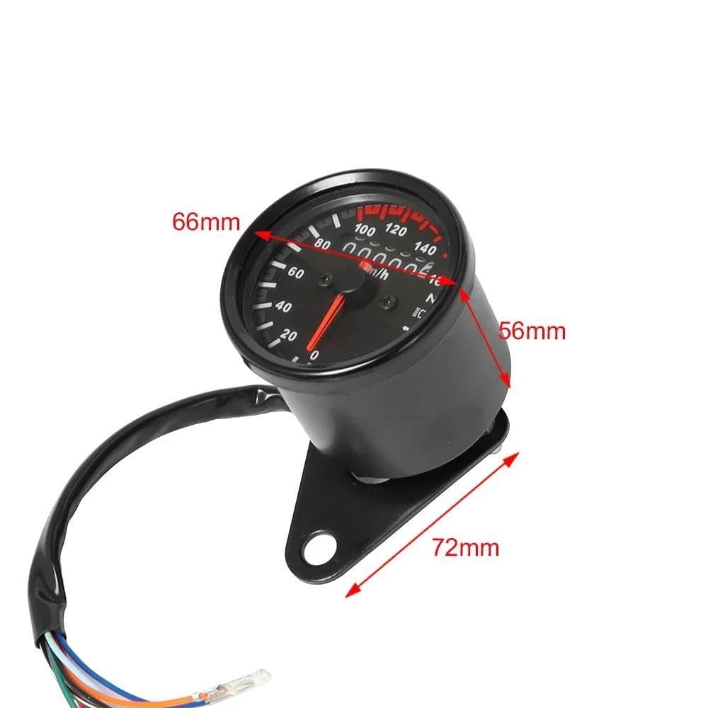 Indicatore Tachimetro Per Harley Bobber Chopper Cafe