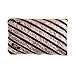 ZIPIT Metallic Big Pencil Case/Cosmetic Makeup Bag, Rose Gold