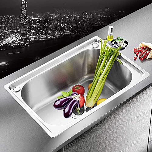 Lavello Cucina 1 Vasca con Raccordi di Scarico