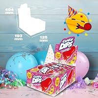 Chupa Chups Crazy Dips Strawberry, enthält 24 Stück, fruchtig-süßer Erdbeer-Geschmack, geeignet für Geburtstag, Halloween, Weihnachten, 24 x 14g – Ansicht 3